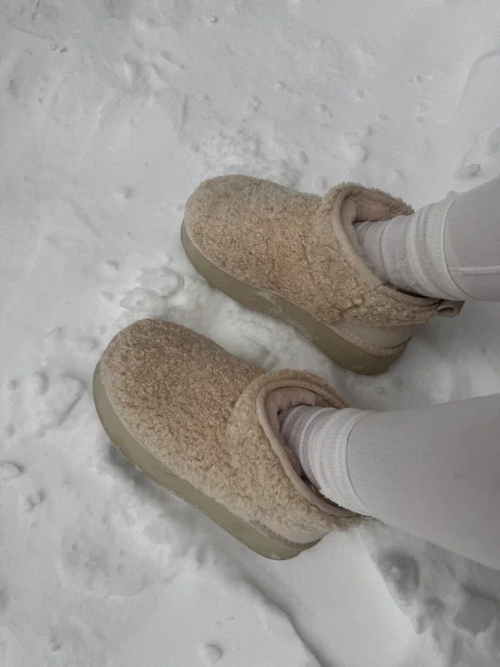 Угги с искусственной овчины